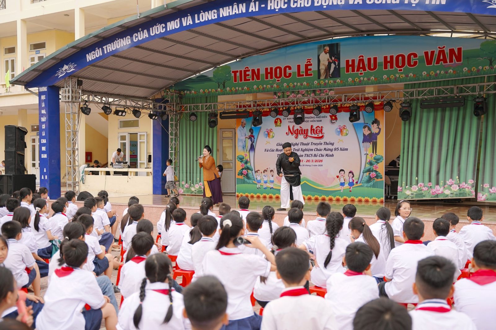 NGÀY HỘI GIÁO DỤC NGHỆ THUẬT TRUYỀN THỐNG – LAN TỎA GIÁ TRỊ VĂN HÓA DÂN TỘC - CHÀO MỪNG 95 NĂM THÀNH LẬP ĐOÀN TNCS HCM