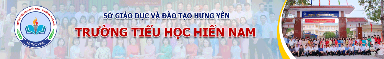 Cổng thông tin điện tử Trường Tiểu học Hiến Nam