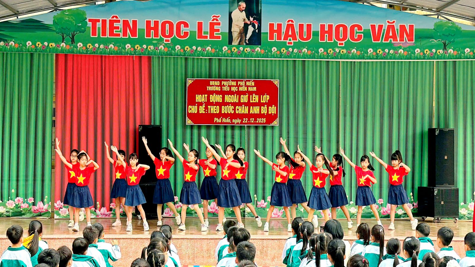 Trường Tiểu học Hiến Nam, phường Phố Hiến tổ chức các hoạt động kỉ niệm 81 năm Ngày thành lập Quân đội nhân dân Việt Nam (22/12/1944 – 22/12/2025)